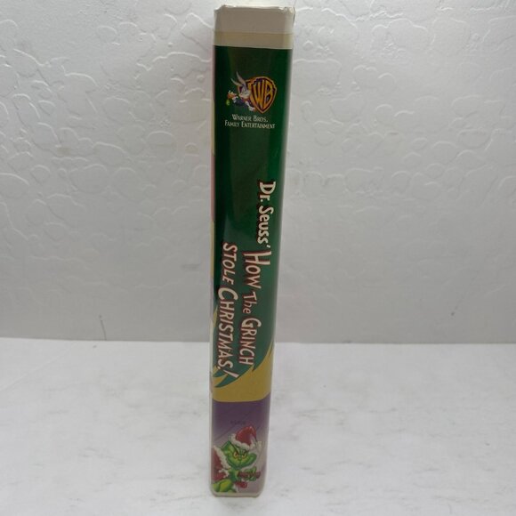 Warner Bros Dr Seuss Grinch Stole Christmas Horton Hears Who VHS Tape Clamshell - Picture 7 of 9